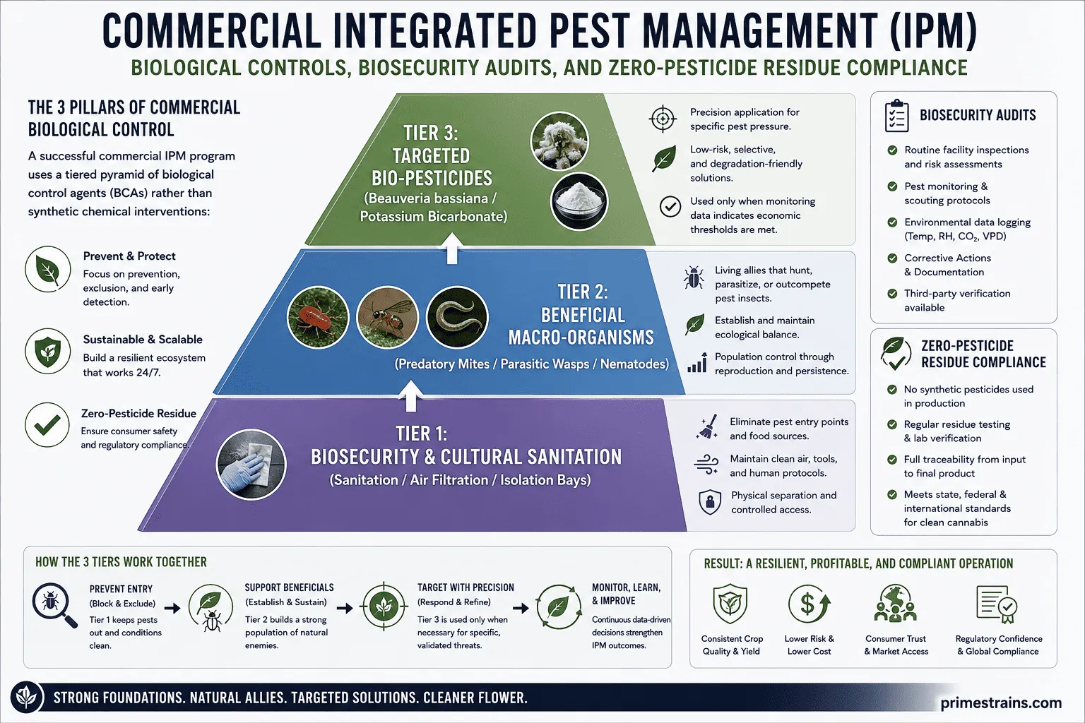 The 3 Pillars of Commercial Biological Control