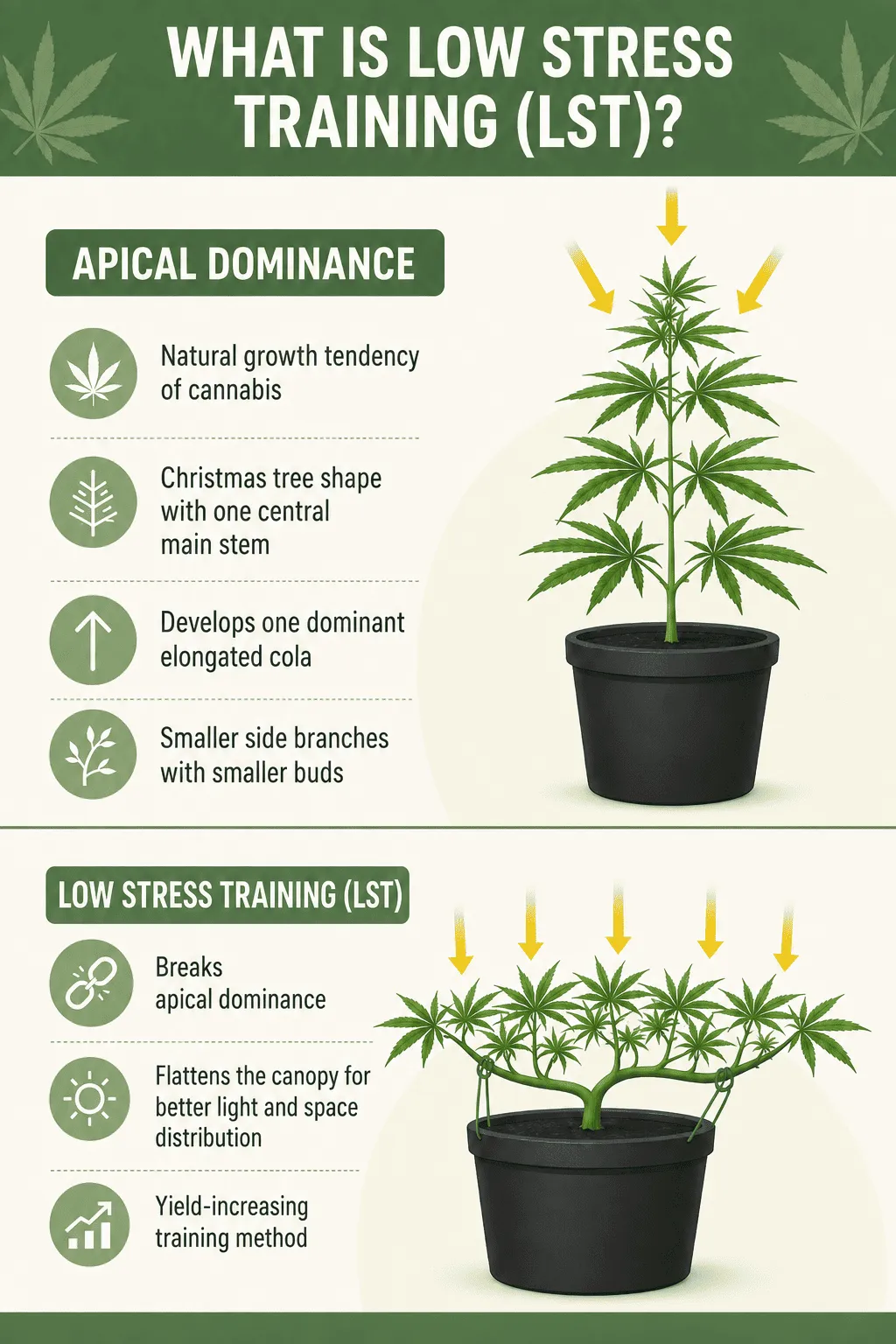 Low-Stress Training (LST)