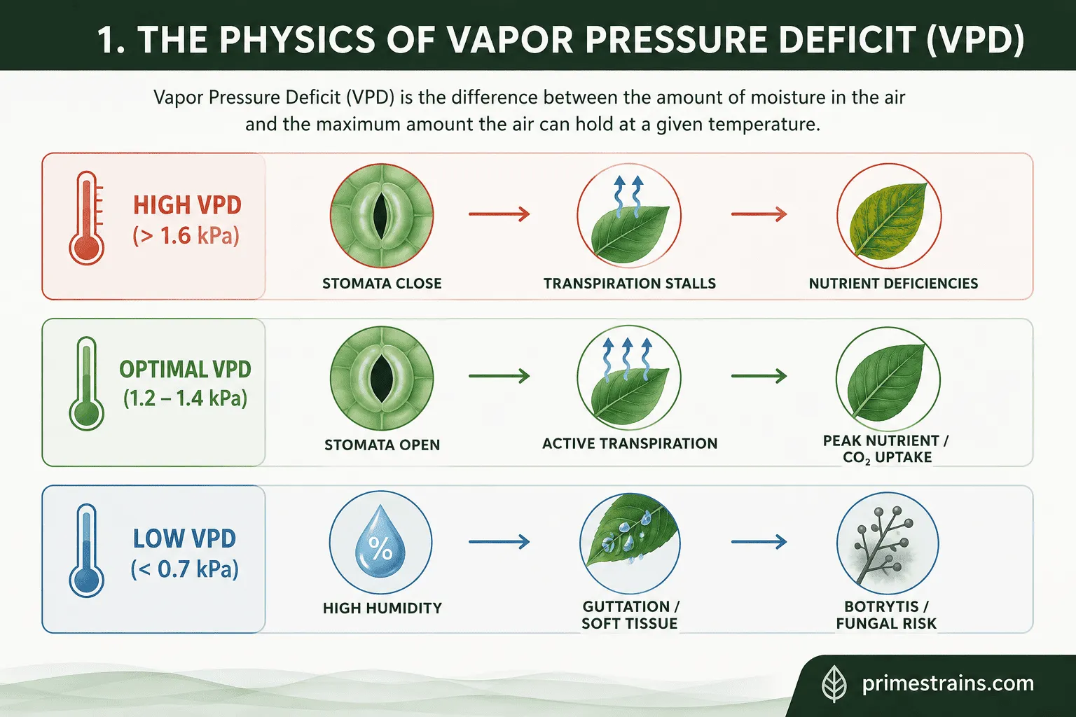 The Physics of Vapor Pressure Deficit (VPD)