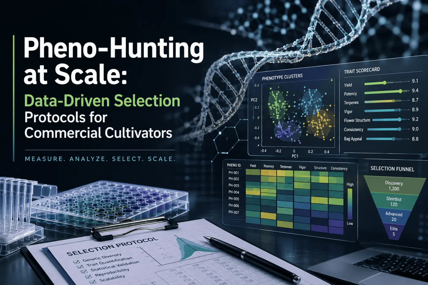 Pheno-Hunting at Scale: Data-Driven Selection Protocols for Commercial Cultivators